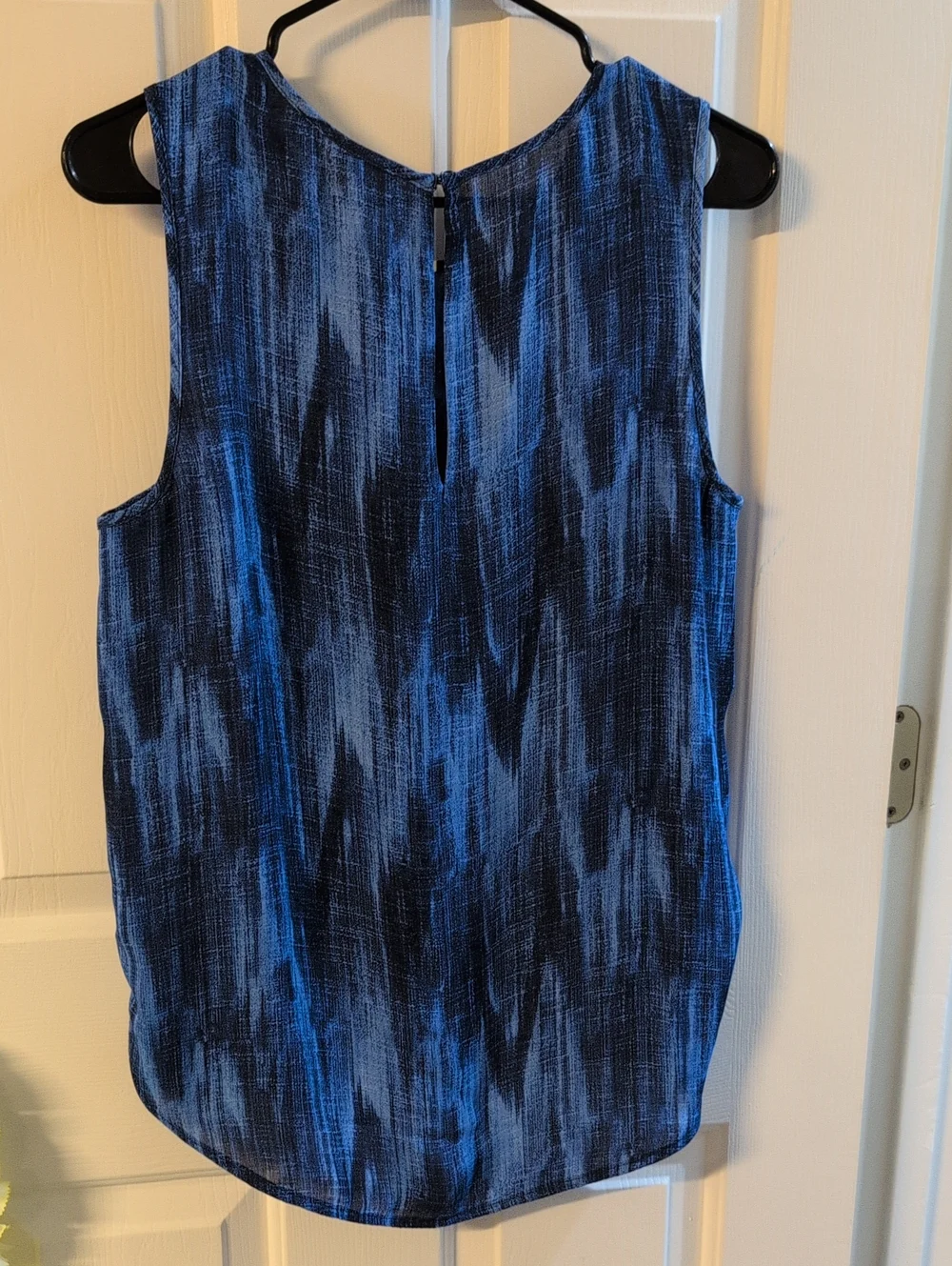 MK Sleeveless Blue Top